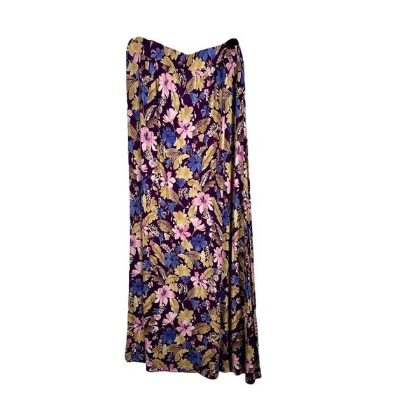 Jessica London Floral Maxi Skirt Size 14/16 Tall - Picture 2 of 4